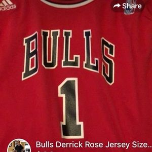 Bulls Derrick Rose Jersey